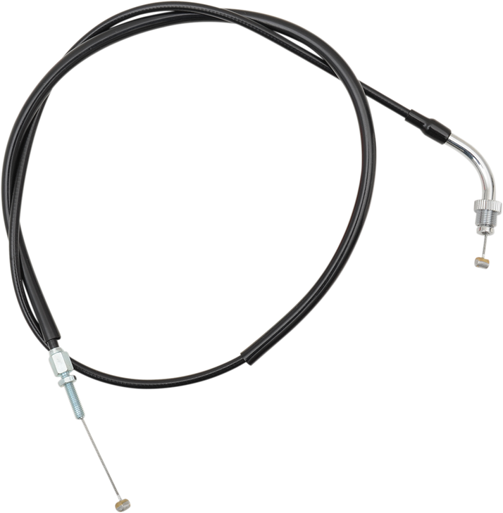 Motion Pro Black Vinyl Throttle Cable - Push - +6" - Honda 02-0598