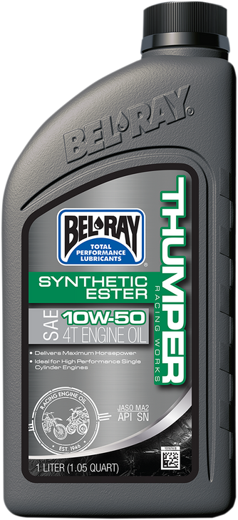 Bel-Ray Thumper Synthetic Oil - 10W-50 - 1L 99550-B1Lw