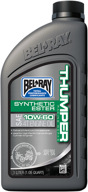 Bel-Ray Thumper Synthetic Oil - 10W-60 - 1L 99551-B1Lw