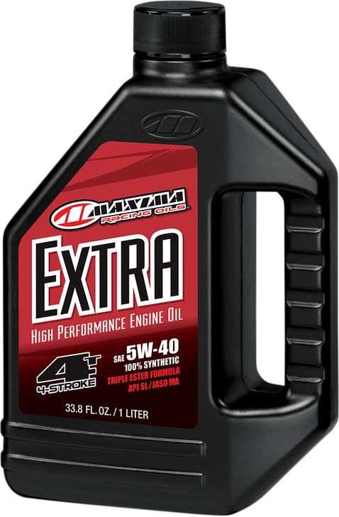 Maxima Racing Oil Extra Synthetic 4T Oil - 5W40 - 1L 30-17901