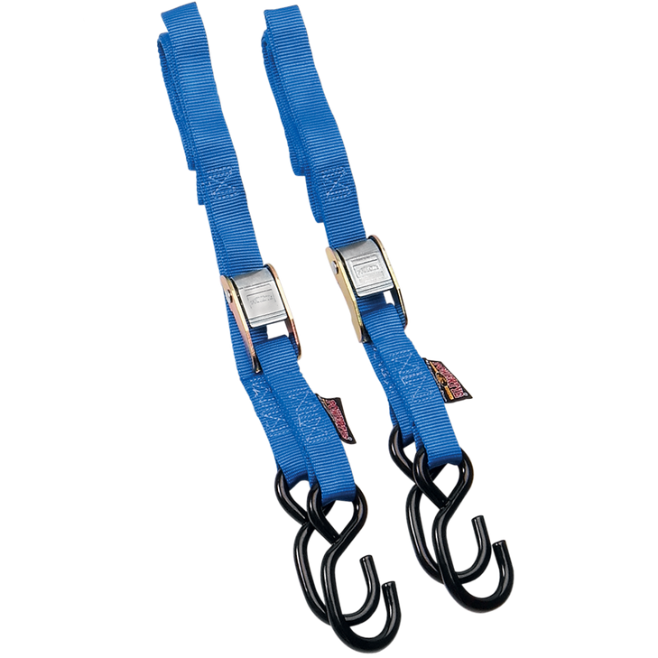 Powertye Mfg. Standard Tie-Downs - 1" X 5-1/2' - Blue 22263
