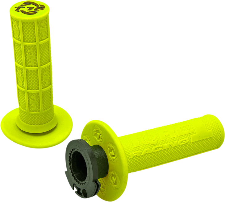 Torc1 Grips - Defy - Lock-On - 4-Stroke - Fluorescent Yellow 3750-0602
