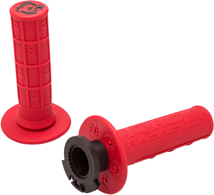Torc1 Grips - Defy - Lock-On - 4-Stroke - Red 3750-0402