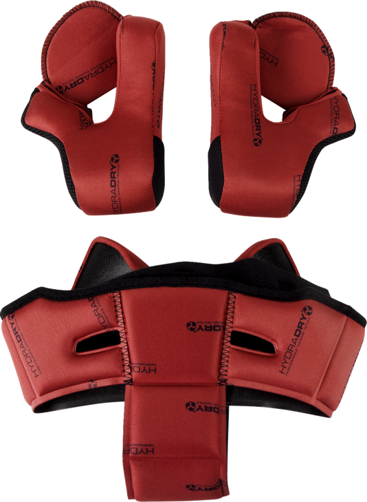 Icon Domain Liner/Cheek Pads - Red - Xs