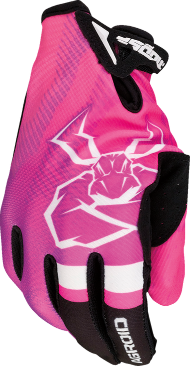Moose Racing Agroid Pro Gloves - Pink - 2Xl 3330-7606