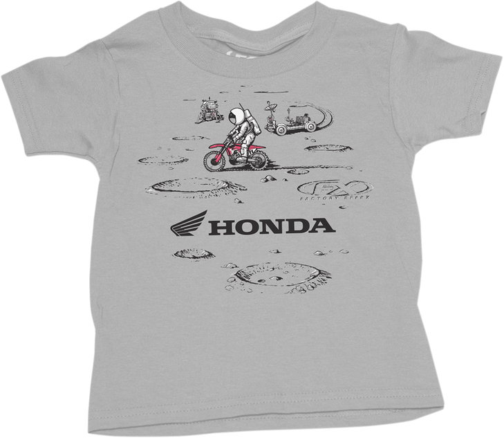 Factory Effex Toddler Honda Lunar T-Shirt - Heather Gray - 3T 22-83322