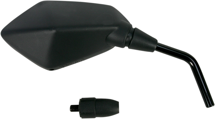 Emgo Mirror - Side View - Polygon - Black - Right 20-49201