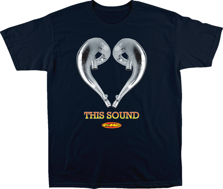 Fmf Love This Sound T-Shirt - Navy - Medium Sp23118915Nvym
