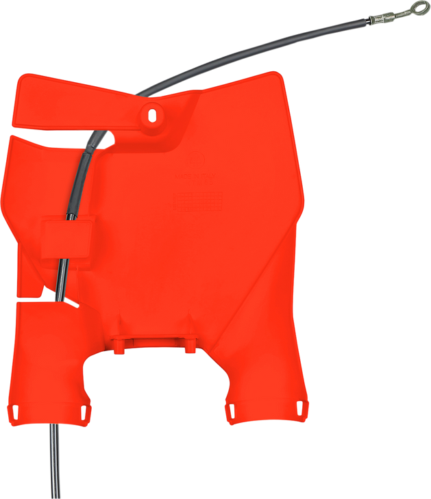 Ufo Stadium Number Plate - Fluorescent Orange - Ktm - 85 Sx Kt04099-Fflu