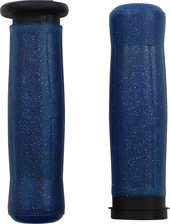 Avon Grips Grips - Old School - Throttle-By-Wire - Blue Old-69-Sblue-Fl