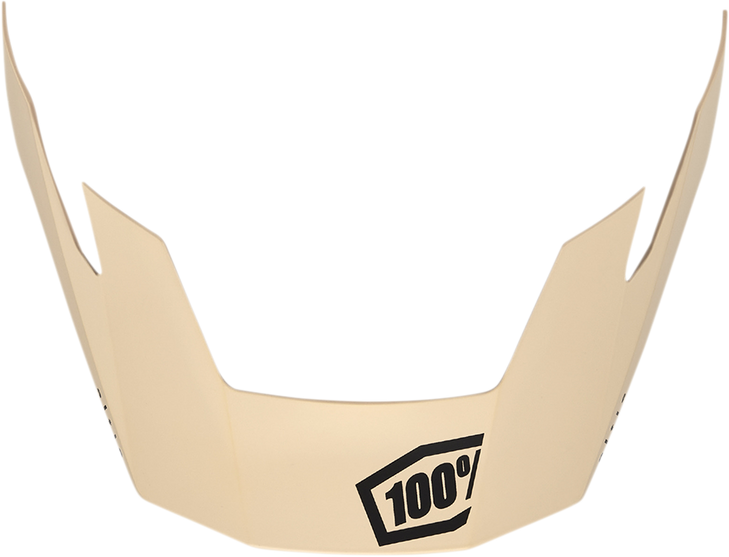100% Altis Visor - Tan 89029-00004