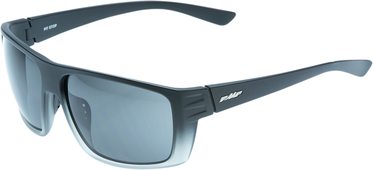 Fmf Pit Stop Sunglasses - Black/Smoke F-61507-102-01