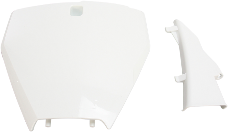 Acerbis Front Number Plate - White 2462580002