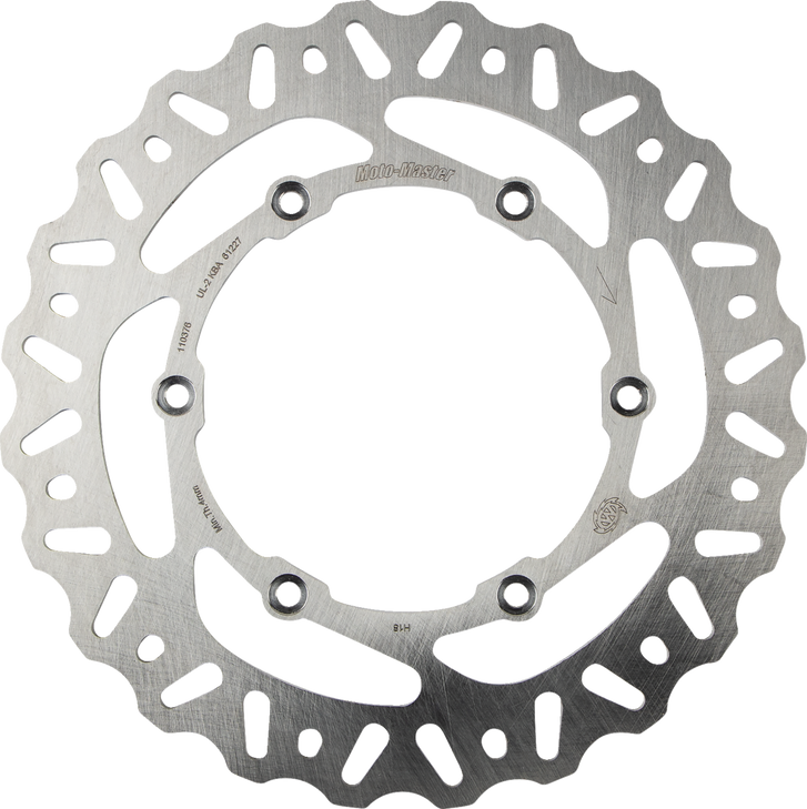 Moto-Master Brake Rotor - Rear - Nitro 110376-Pu