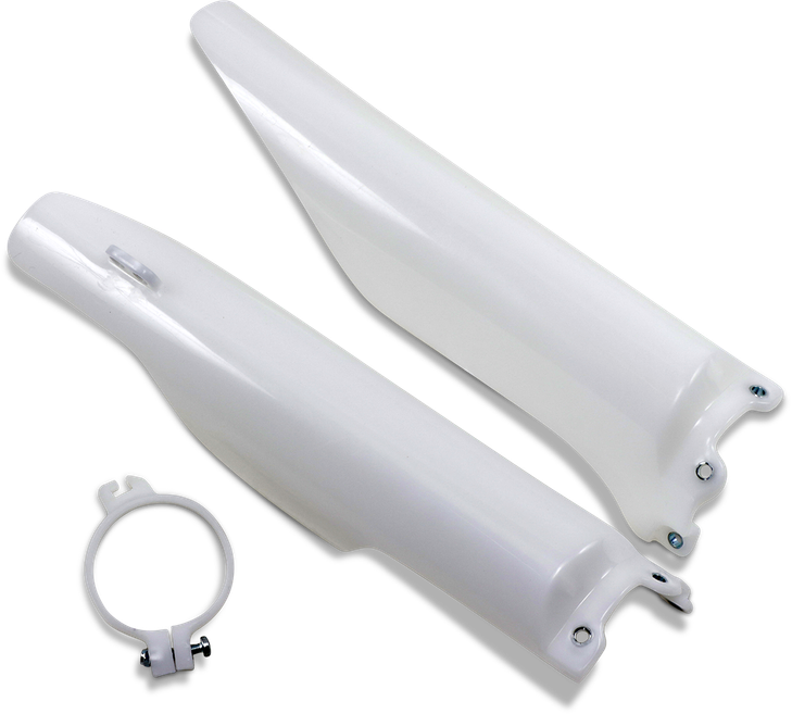 Ufo Fork Tube Protectors - White - Kx 125/250 - '04-'07 Ka03760280
