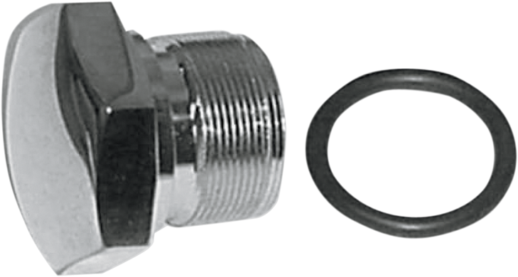 Colony Fork Tube Cap - Upper - Chrome - Custom Design - '71-'72 Fx | '52-'72 Xl 7621-1