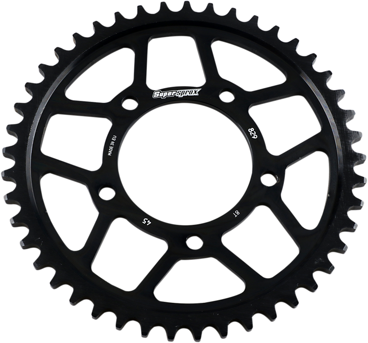 Supersprox Edge Rear Sprocket - Black - 45 Tooth Rfa-829-45-Blk