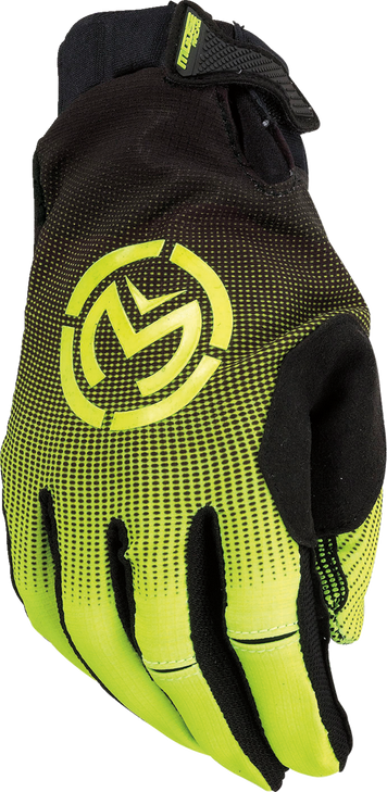 Moose Racing Sx1 Gloves - Hi-Vis Yellow/Black - Medium 3330-7334
