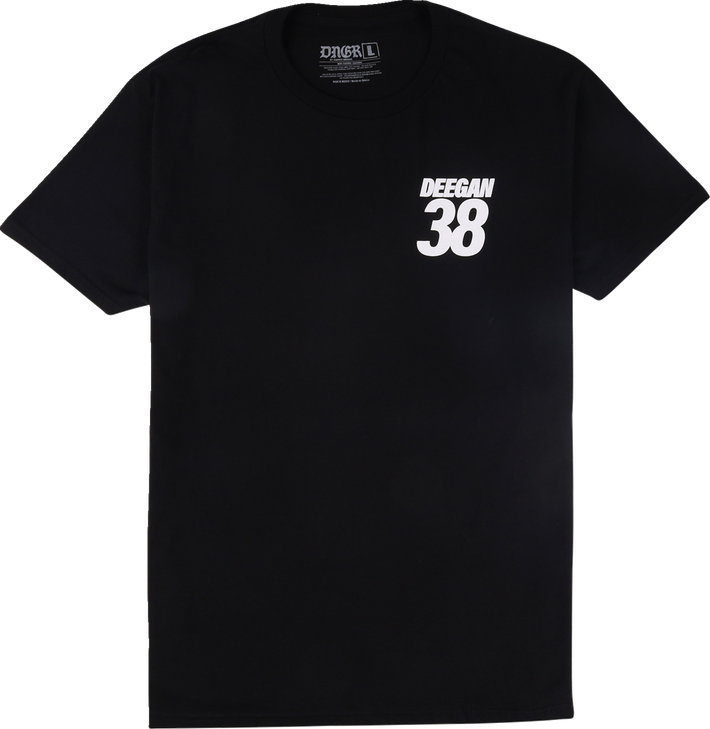 Deegan Apparel Mx2 T-Shirt - Black - 2Xl Dmtss3026Blk2Xl