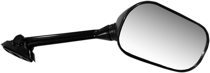 Emgo Mirror - Side View - Rectangle - Black - Right 20-97201