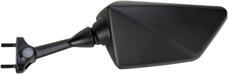 Emgo Mirror - Side View - Polygon - Black - Left 20-43092