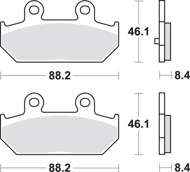 Sbs Scooter Brake Pads - Burgman 182Ms