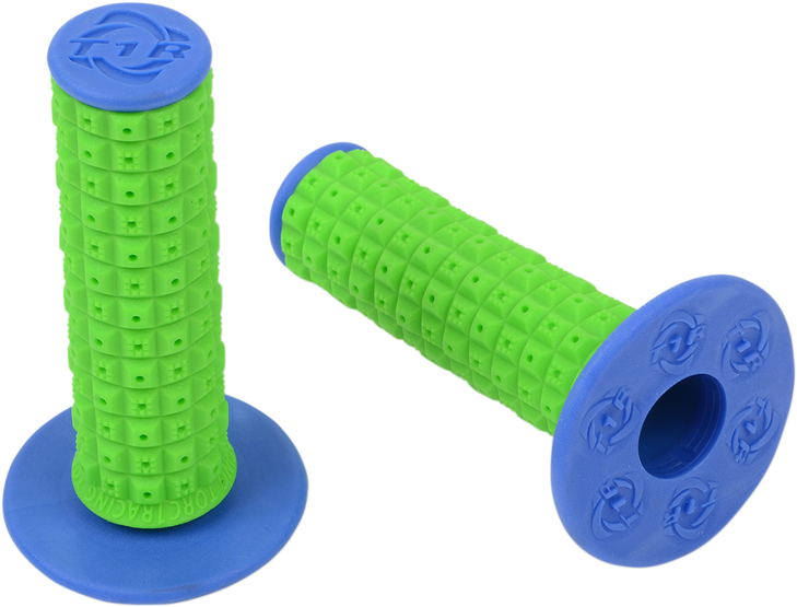 Torc1 Grips - Defy - Lock-On - Diamond - Kev-Tec Ballistic Rubber - Black 4650-0202