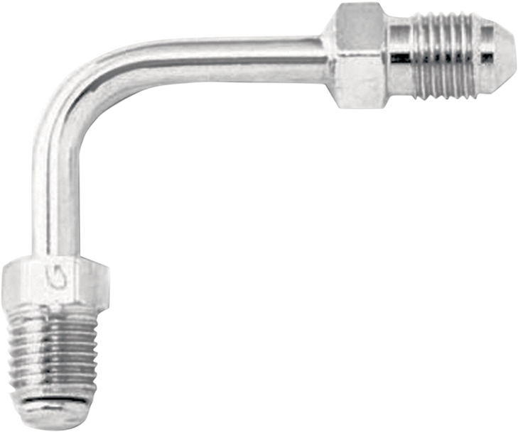 Goodridge Tube Adapter - 90 - Long - Chrome P691-03Ch