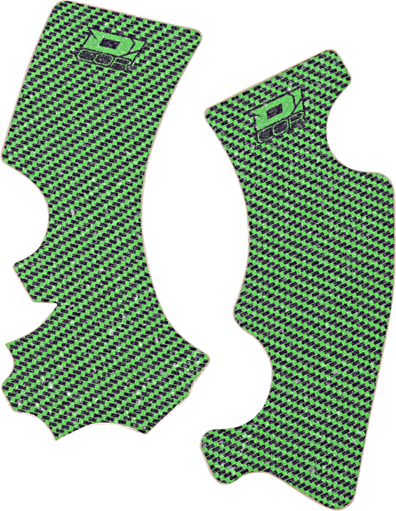 D'Cor Visuals Frame Grip Tape - Green/Black - Kawasaki 16-20-104