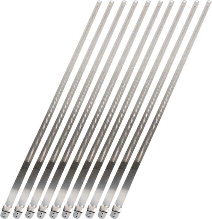 Dei Positive Locking Ties - 1/2" X 20" - Stainless Steel 010213