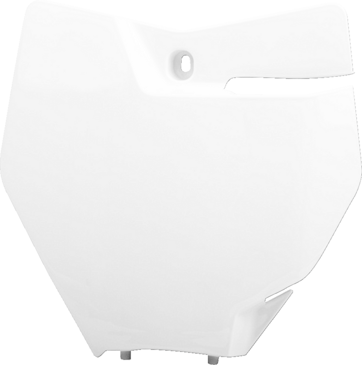 Polisport Number Plate - Oem White - Ktm 8664900002