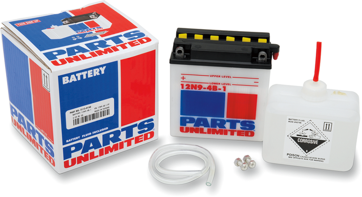 Parts Unlimited Battery - 12N9-4B-1