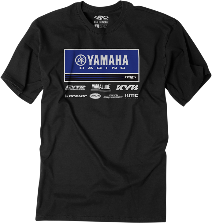 Factory Effex Yamaha 21 Racewear T-Shirt - Black - 2Xl 24-87228