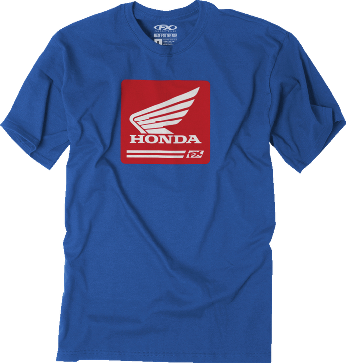 Factory Effex Honda Crate T-Shirt - Royal Blue - Large 26-87314