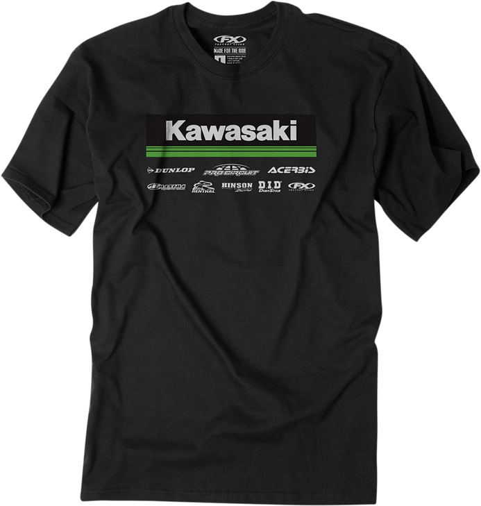 Factory Effex Kawasaki 21 Racewear T-Shirt - Black - Xl 24-87126