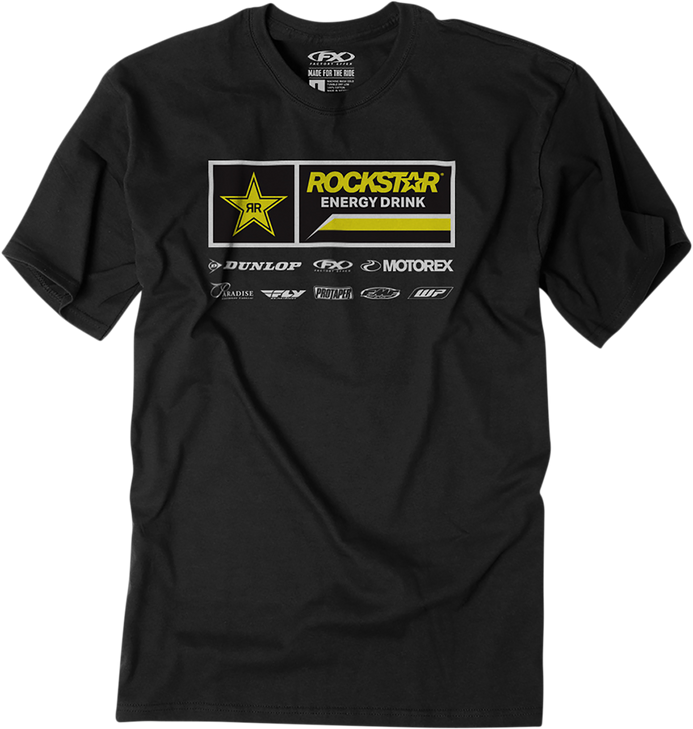 Factory Effex Rockstar 21 Racewear T-Shirt - Black - Medium 24-87622