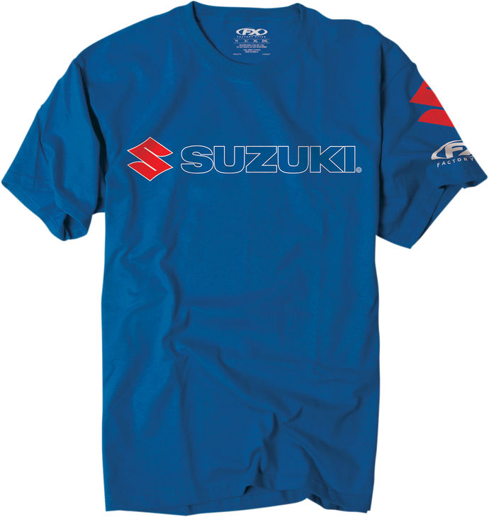 Factory Effex Suzuki Team T-Shirt - Royal Blue - Medium 15-88460