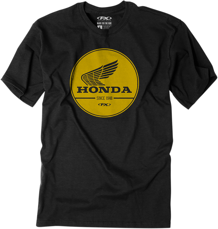 Factory Effex Honda Gold Label T-Shirt - Black - 2Xl 23-87308