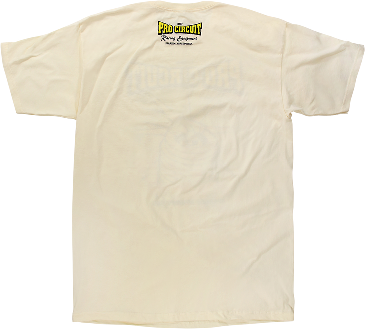 Pro Circuit Spark Plug T-Shirt - Cream - Xl 6431750-040