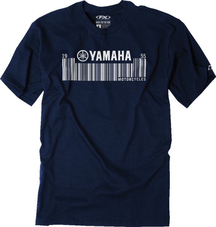 Factory Effex Yamaha Coded T-Shirt - Navy - Medium 26-87212