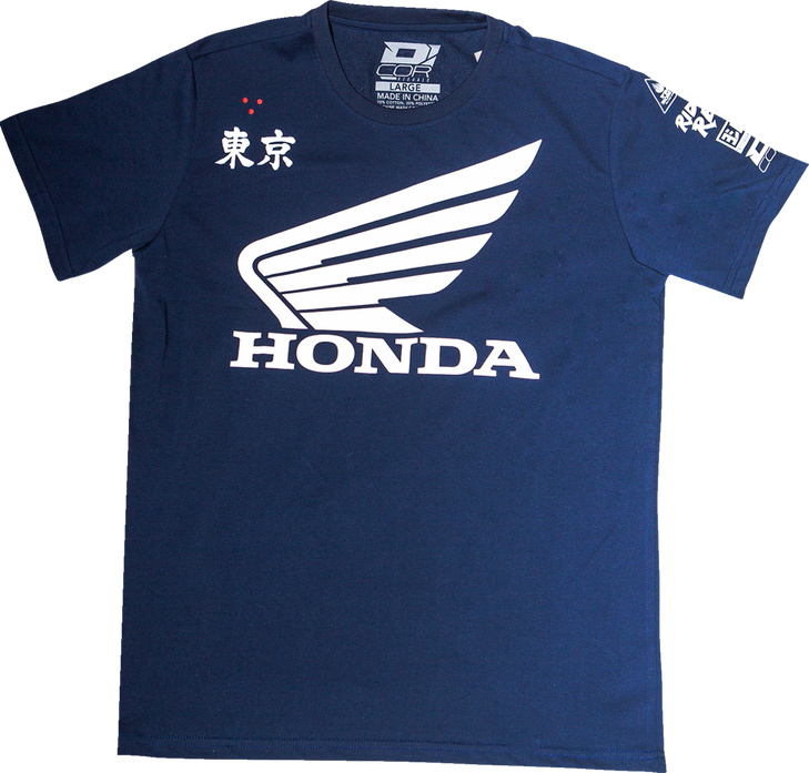 D'Cor Visuals Honda Factory T-Shirt - Navy - 2Xl 80-123-5