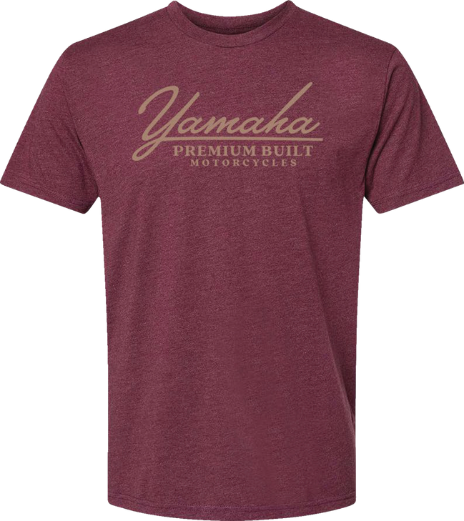 Yamaha Apparel Yamaha Racing Premium Built T-Shirt - Maroon - Small Lem25S-M39-S