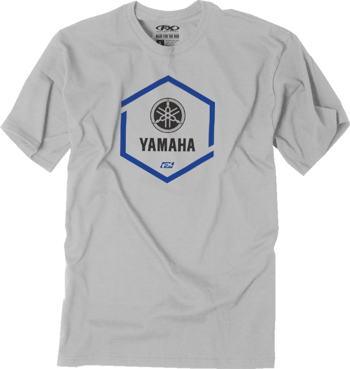 Factory Effex Yamaha Hexagon T-Shirt - Gray - Xl 26-87206