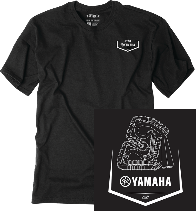 Yamaha Track T-Shirt - Black - Medium 28-87202