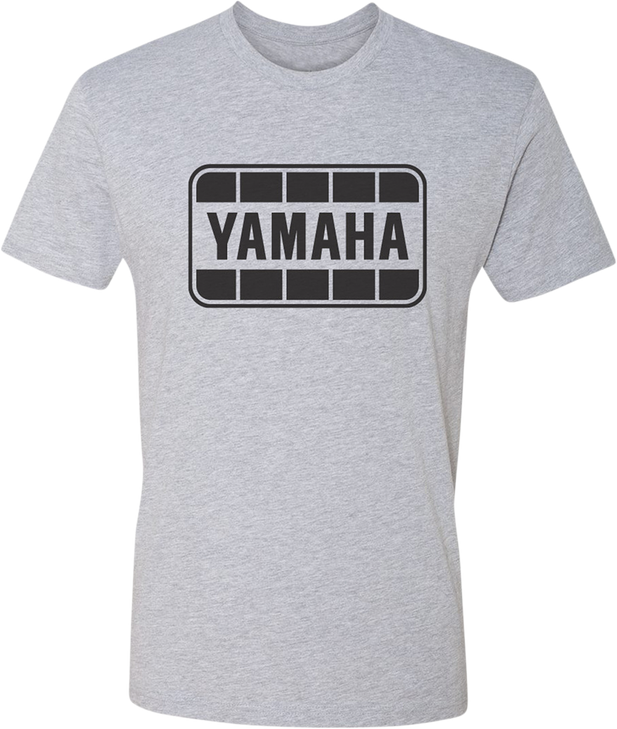 Yamaha Apparel Yamaha Retro T-Shirt - Gray/Black - Large Np21S-M1966-L