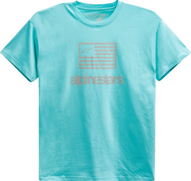 Flag T-Shirt - Light Aqua - Medium 1213726207206M