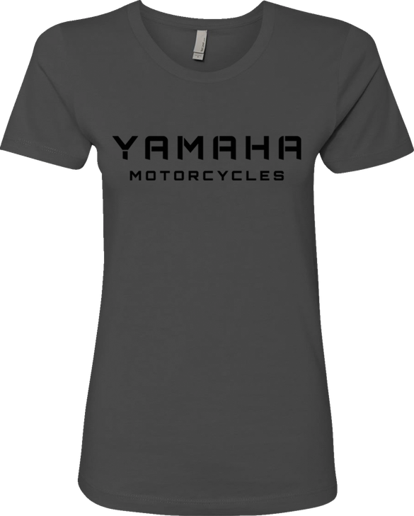 Yamaha Apparel Women'S Yamaha Motorcycles T-Shirt - Charcoal Black - Small Np21S-M3137-S