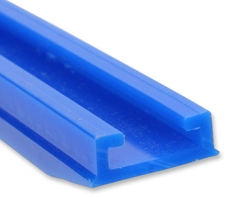 Garland Blue Replacement Slide - Uhmw - Profile 25 - Length 56.89" - Yamaha 25-5689-3-01-07