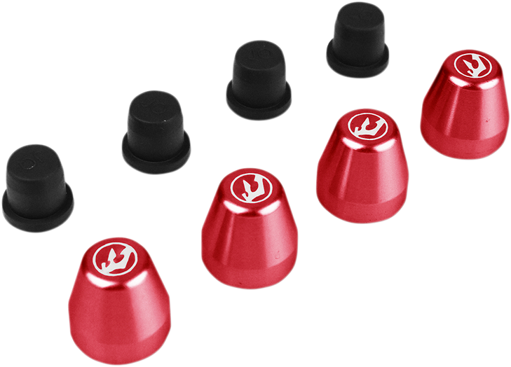 Driven Racing Brake Bleeder Cover - Red Dbnc-Rd