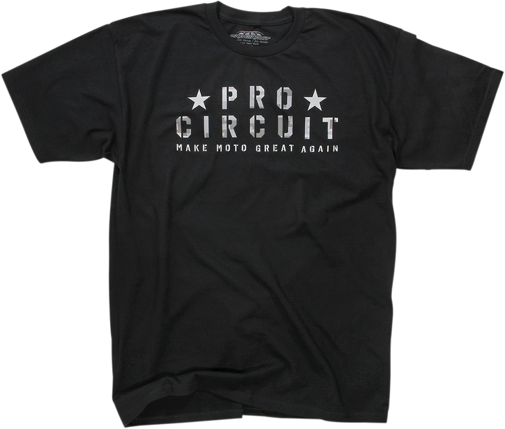 Pro Circuit Flag T-Shirt - Black - Medium 6411810-20